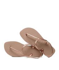 HAVAIANAS FLASH URBAN  Flip-Flop-Sandalen rosé / gold - Damenschuhe - 4