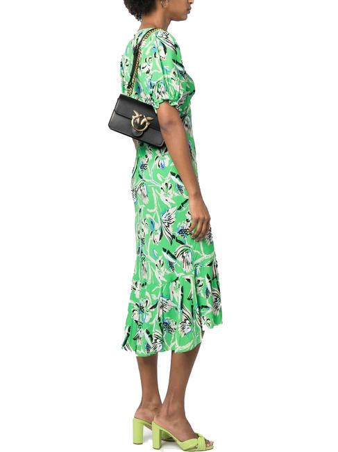 LOVE ONE MINI Minitasche aus Kalbsleder schwarz-antikgold - Damentaschen