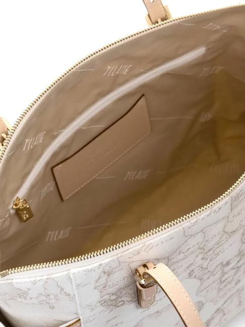 GEO WHITE Große Umhängetasche Weiß - Damentaschen