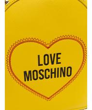 LOVE MOSCHINO LOGO CUORE Rucksack Gelb - Damentaschen - 3