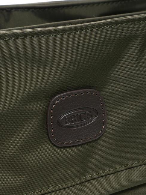 X-BAG Schultertasche oliv / dunkelbraun - Damentaschen