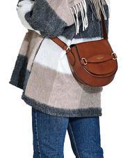 THE BRIDGE BETTINA Mini-Umhängetasche aus Leder Rost abb. Gold - Damentaschen - 3