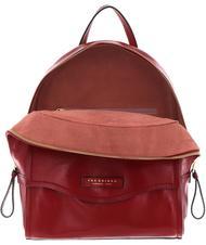 THE BRIDGE COSTANZA Rucksack aus Leder Kirsche / Gold - Damentaschen - 4