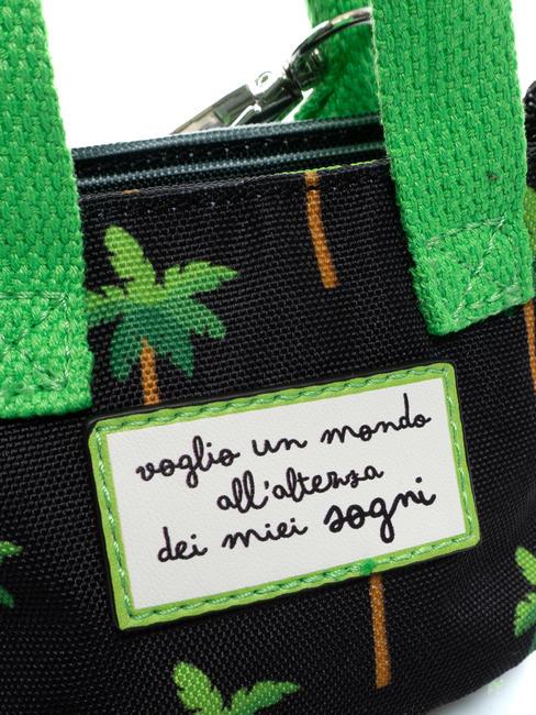 MULTI FANTASY Mini-Schl&uuml;sseltasche Schwarz - Taschen und Accessoires f&uuml;r Kids