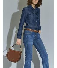 THE BRIDGE PEARLDISTRICT Doppelfunktionstasche aus Leder BRAUN - Damentaschen - 7