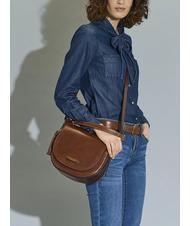 THE BRIDGE PEARLDISTRICT Doppelfunktionstasche aus Leder BRAUN - Damentaschen - 8