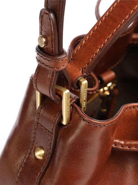 STORY DONNA Beuteltasche aus Leder BRAUN - Damentaschen