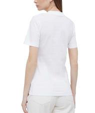 CALVIN KLEIN CK JEANS MONOLOGO Schmal geschnittenes T-Shirt aus Baumwolle - T-Shirts und Tops f&uuml;r Damen