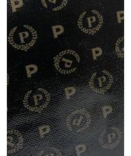 POLLINI HERITAGE COATED CANVAS Handtasche Schwarz - Damentaschen - 3