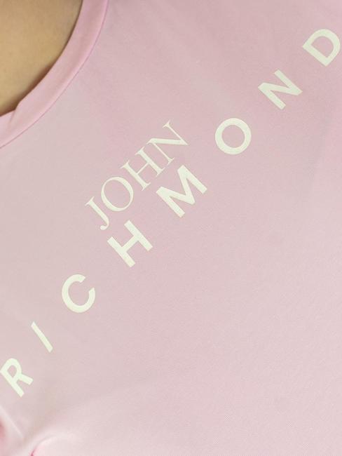BERRY Baumwoll t-shirt rosa/wei&szlig; - T-Shirts und Tops f&uuml;r Damen