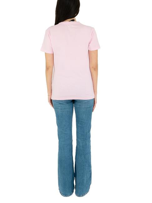 BERRY Baumwoll t-shirt rosa/wei&szlig; - T-Shirts und Tops f&uuml;r Damen