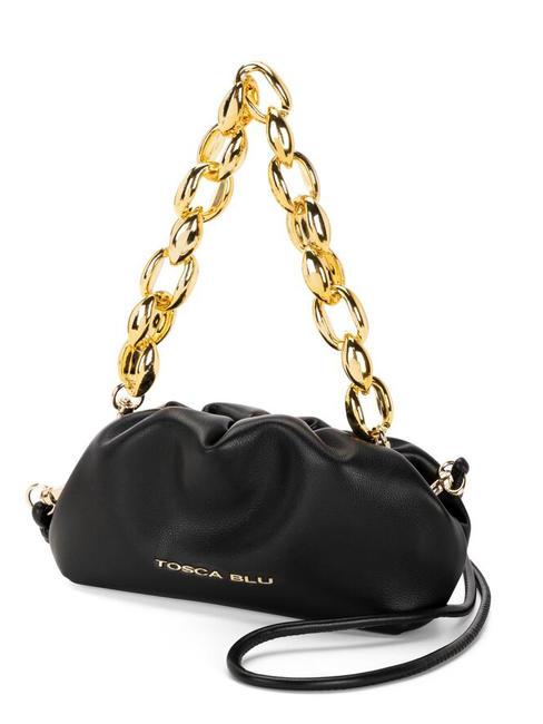 DUBAI Clutch mit Kettengriff Schwarz - Damentaschen