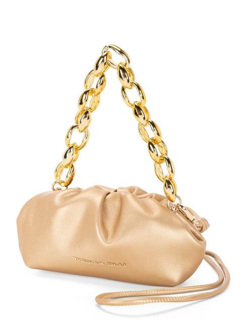 DUBAI Clutch mit Kettengriff Gold - Damentaschen