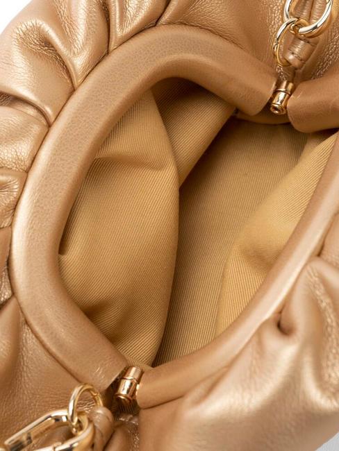 DUBAI Clutch mit Kettengriff Gold - Damentaschen