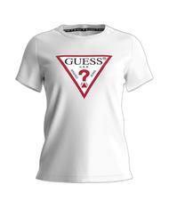 GUESS ORIGINAL LOGO Logo-T-Shirt purweiß - T-Shirts und Tops für Damen - 3