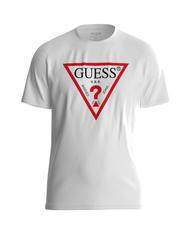 GUESS ORIGINAL T-Shirt mit Logo purweiß - Herren-T-Shirts - 3