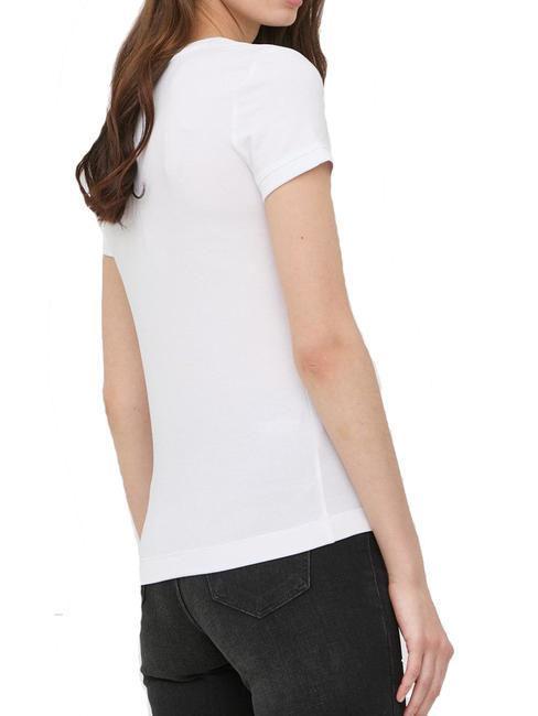 MINI TRIANGLE Schmal geschnittenes T-Shirt purweiß - T-Shirts und Tops für Damen