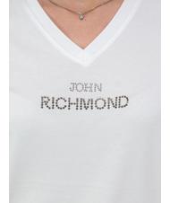JOHN RICHMOND RONDON Baumwoll-T-Shirt mit Strasssteinen - T-Shirts und Tops f&uuml;r Damen
