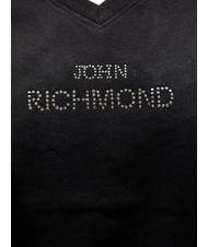 JOHN RICHMOND RONDON Baumwoll-T-Shirt mit Strasssteinen Schwarz - T-Shirts und Tops f&uuml;r Damen - 2