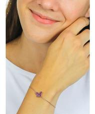 AMEN FARFALLE Lila Armband mit Zirkonia Rose - Armb&auml;nder - 2