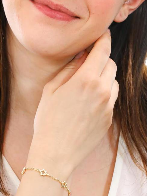 COCCOLE Vergoldetes Armband mit Sternen Gold - Armb&auml;nder
