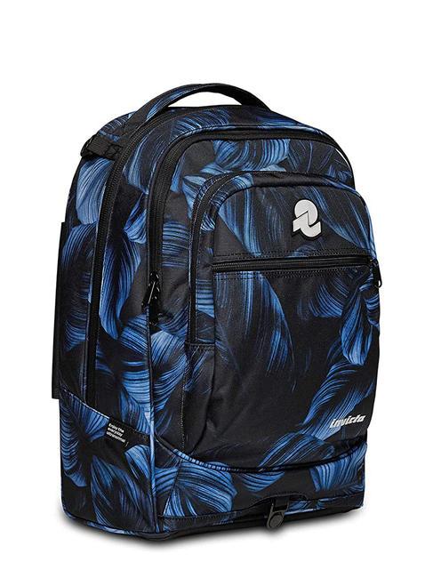 NEW WAY NEW PLUG Fantasy Rucksack mit abnehmbarem Trolley dunklere Bl&auml;tter - Rucks&auml;cke mit Trolleyfunktion