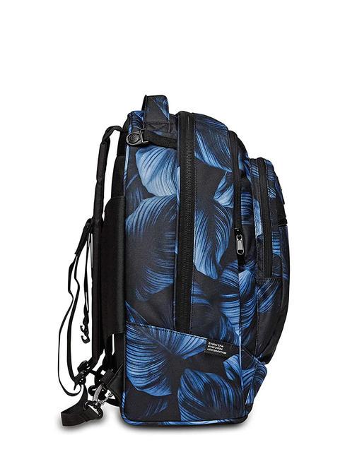 NEW WAY NEW PLUG Fantasy Rucksack mit abnehmbarem Trolley dunklere Bl&auml;tter - Rucks&auml;cke mit Trolleyfunktion