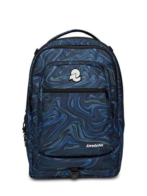 NEW WAY NEW PLUG Fantasy Rucksack mit abnehmbarem Trolley Indigo-Kunst - Rucks&auml;cke mit Trolleyfunktion
