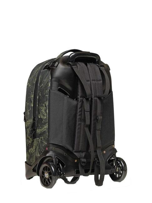NEW WAY NEW PLUG Fantasy Rucksack mit abnehmbarem Trolley Laub gr&uuml;n - Rucks&auml;cke mit Trolleyfunktion