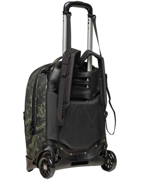 NEW WAY NEW PLUG Fantasy Rucksack mit abnehmbarem Trolley Laub gr&uuml;n - Rucks&auml;cke mit Trolleyfunktion
