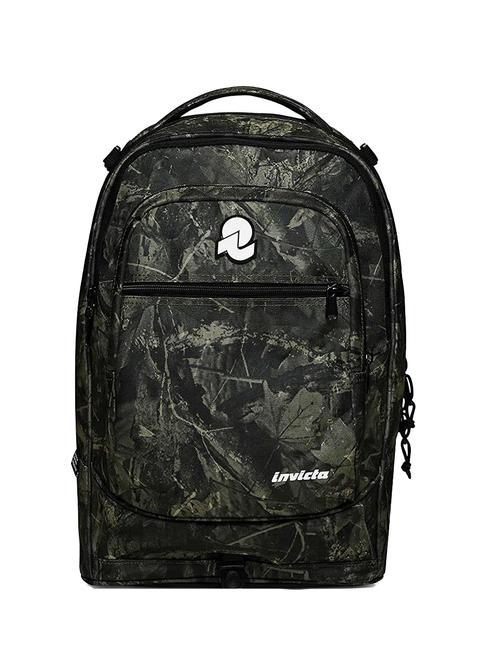 NEW WAY NEW PLUG Fantasy Rucksack mit abnehmbarem Trolley Laub gr&uuml;n - Rucks&auml;cke mit Trolleyfunktion