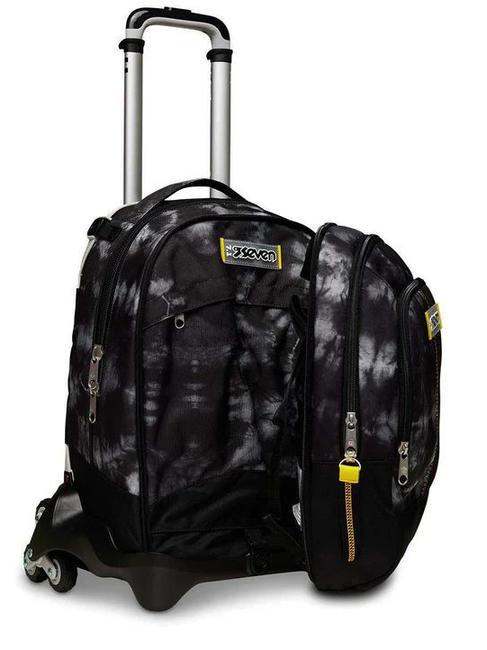 HEAVY BOY Trolley-Rucksack Abnehmbar und teilbar Schwarz - Rucks&auml;cke mit Trolleyfunktion