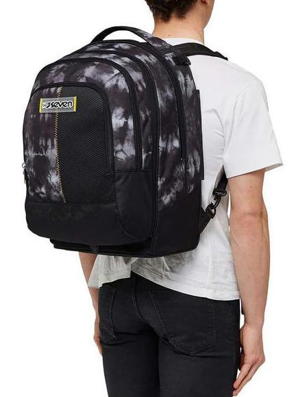 HEAVY BOY Trolley-Rucksack Abnehmbar und teilbar Schwarz - Rucks&auml;cke mit Trolleyfunktion
