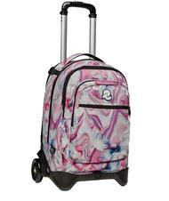 INVICTA NEW WAY NEW PLUG Fantasy Rucksack mit abnehmbarem Trolley Marmorblume - Rucks&auml;cke mit Trolleyfunktion - 2