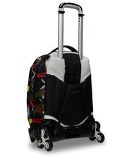 SEVEN JACK FLUO BELTS Trolley-Rucksack 3 in 1, abnehmbar Tarngr&uuml;n - Rucks&auml;cke mit Trolleyfunktion - 3