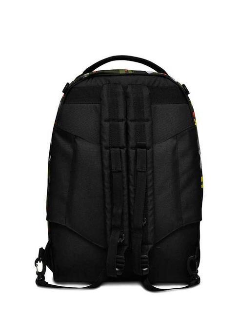 JACK FLUO BELTS Trolley-Rucksack 3 in 1, abnehmbar Tarngr&uuml;n - Rucks&auml;cke mit Trolleyfunktion