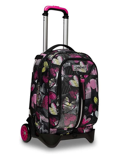 JACK KIDDIE CRUSH Abnehmbarer Trolley-Rucksack IBIS ROSE - Rucks&auml;cke mit Trolleyfunktion