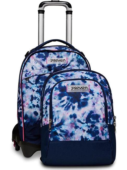 CLOUDY SHAPES Trolley-Rucksack 3 in 1, abnehmbar und teilbar blautief - Rucks&auml;cke mit Trolleyfunktion