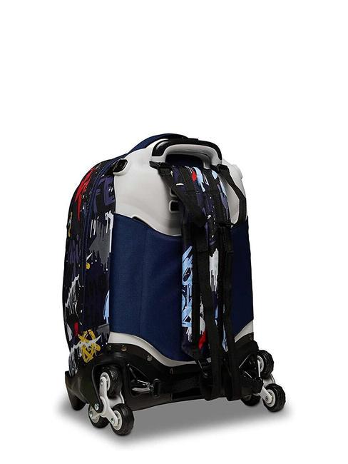 JACK SPRAY WALL Rucksack mit abnehmbarem Trolley blautief - Rucks&auml;cke mit Trolleyfunktion