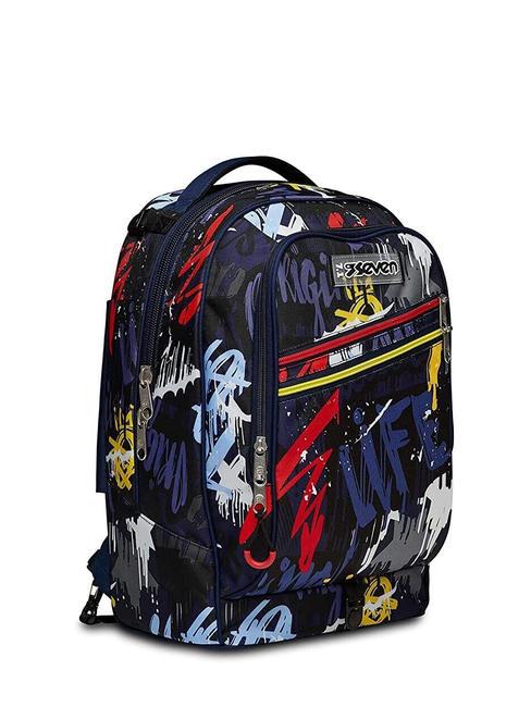 JACK SPRAY WALL Rucksack mit abnehmbarem Trolley blautief - Rucks&auml;cke mit Trolleyfunktion