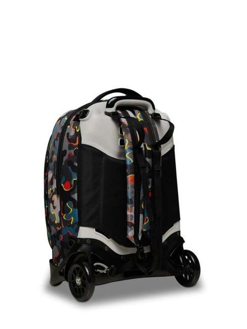 JACK DYE ON Rucksack mit abnehmbarem Trolley rot orange - Rucks&auml;cke mit Trolleyfunktion