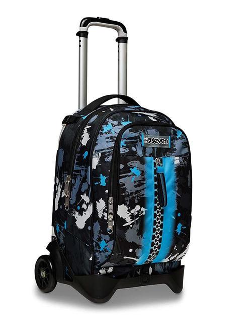 JACK COLOURJET Trolley-Rucksack 3 in 1, abnehmbar azur - Rucks&auml;cke mit Trolleyfunktion