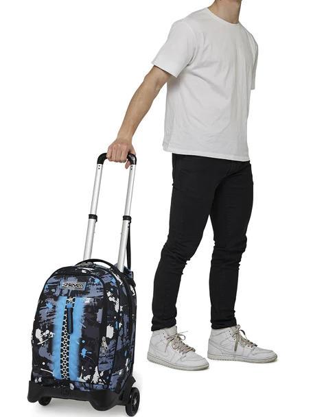 JACK COLOURJET Trolley-Rucksack 3 in 1, abnehmbar azur - Rucks&auml;cke mit Trolleyfunktion