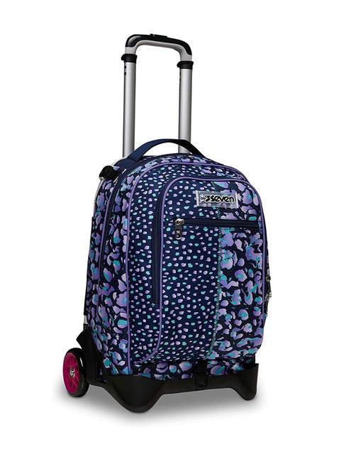 JACK ZIPLY Abnehmbarer Trolley-Rucksack violett - Rucks&auml;cke mit Trolleyfunktion