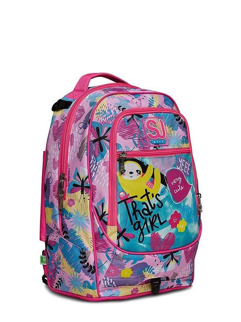 CLACK IT GIRL JACK Rucksack mit abnehmbarem Trolley Meerwasser - Rucks&auml;cke mit Trolleyfunktion