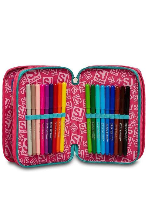 COLOR Koffer mit komplettem Schulset Kakteenbl&uuml;te - Etuis und Zubeh&ouml;r