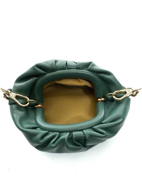 DUBAI Clutch mit Kettengriff gr&uuml;n - Damentaschen