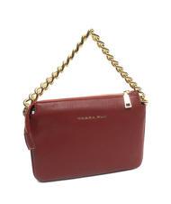 TOSCA BLU MILANO Ledertasche mit Nieten Dunkelrot - Damentaschen - 2
