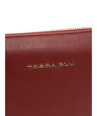 TOSCA BLU MILANO Ledertasche mit Nieten Dunkelrot - Damentaschen - 3