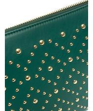 TOSCA BLU MILANO Ledertasche mit Nieten gr&uuml;n - Damentaschen - 3